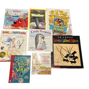 Kids Picture Book Lot – Scholastic & Children’s Classics – 9 Books